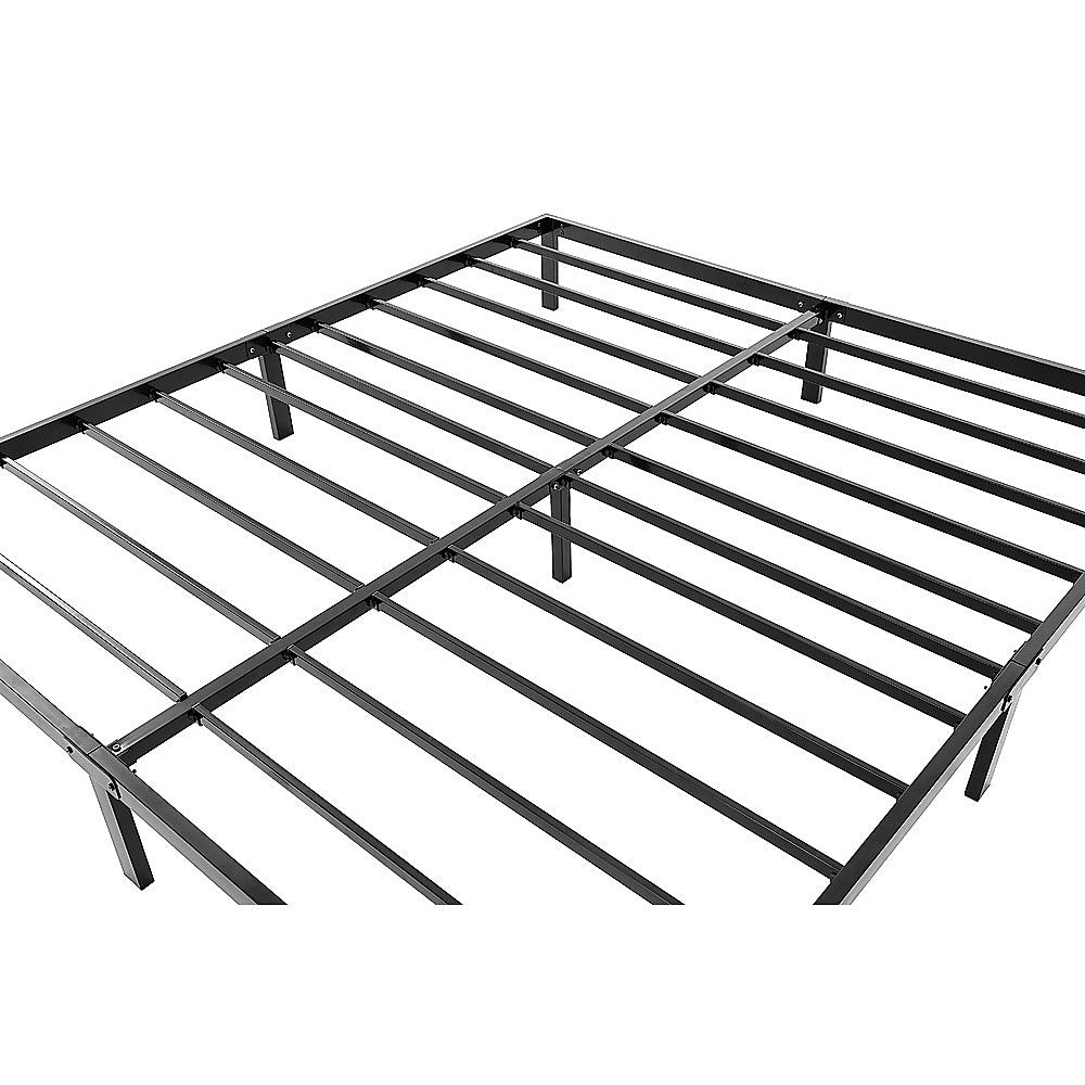 King Metal Bed Frame Full Steel Heavy Duty