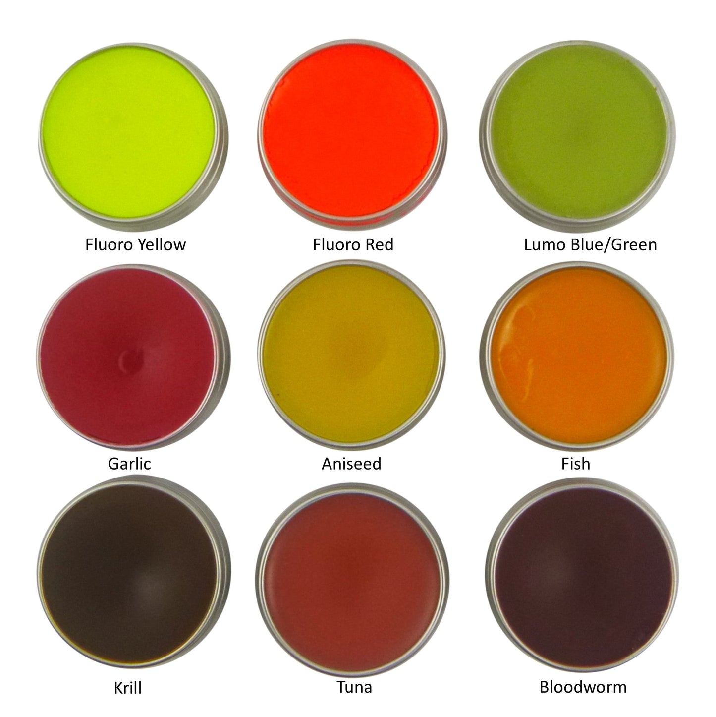 Captain Jack's Gel Scent - Fluoro Yellow, 15 gm Tin