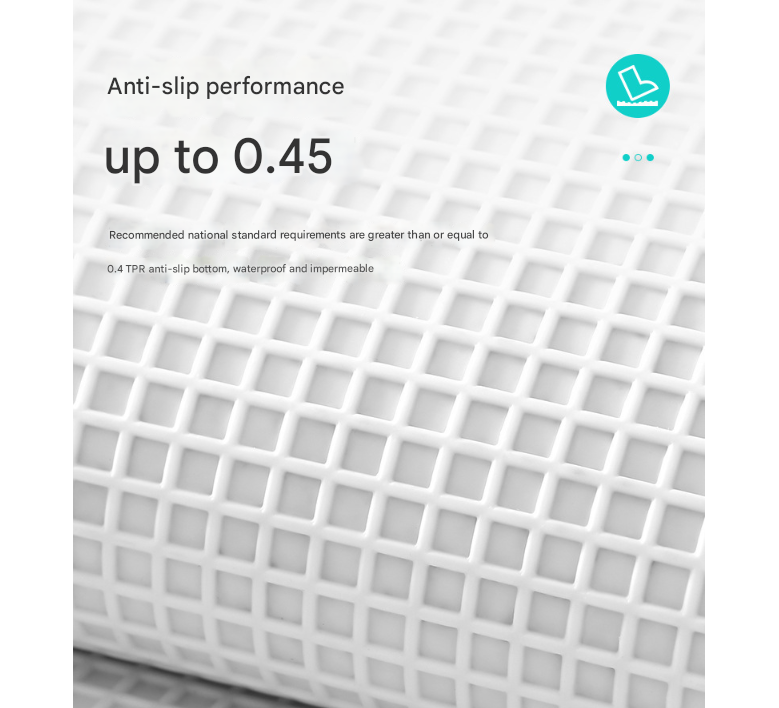 Four Stone Bath Mat - Super Absorbent, Non-Slip Bathroom Floor Mat - 50x80cm