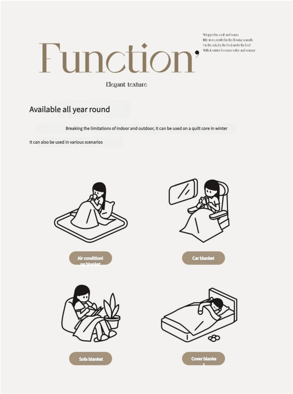 Green plush tufted blanket - double-sided for warmth and skin-friendly comfort( 100*150cm)