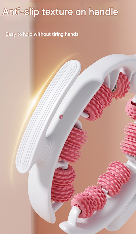 Green U-Shape 360 Degree Massage Roller - Multi-Functional Leg, Arm & Neck Massager for Muscle Relief & Recovery