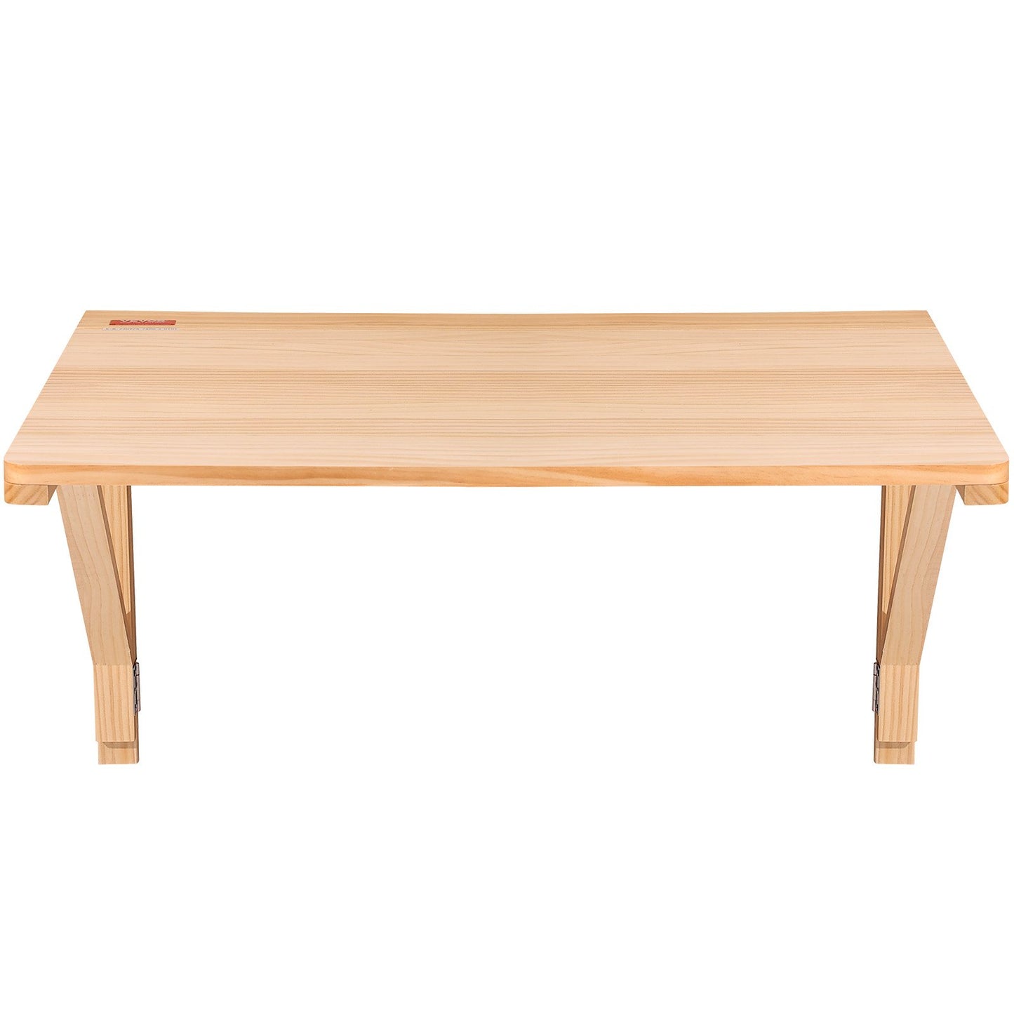 VEVOR Wall Mounted Folding Table, Wall Mounted Drop Leaf Tables, Solid Wood Floating Desk for Dining, Laundry Room, Office, 31.5" x 23.58" x 17.24" Fold Down Desk