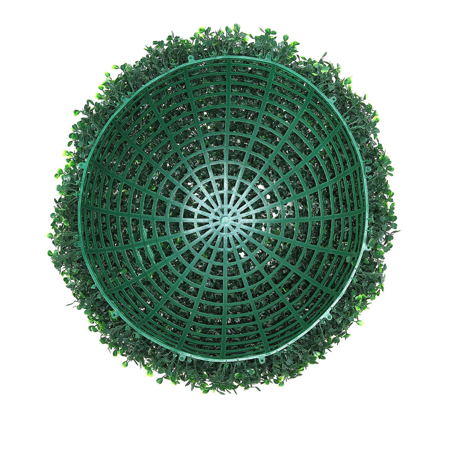 VEVOR Artificial Topiaries Boxwood Trees, (2 Pieces), Ball-Shape Faux Topiaries Plant, All-year Green Feaux Plant Decorative Balls for Backyard, Balcony,Garden, Wedding and Home