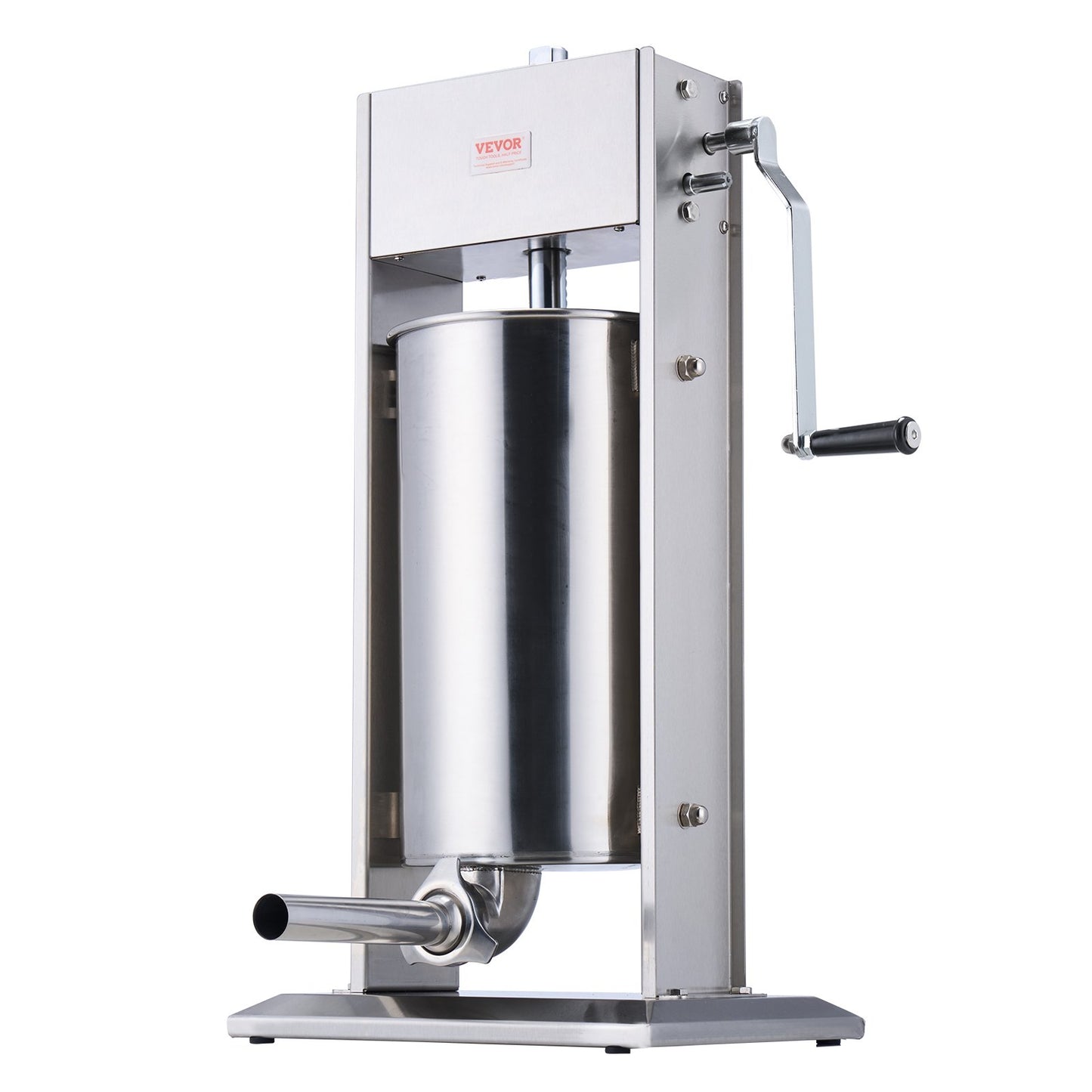 VEVOR Manual Sausage Stuffer 15 L Vertical Sausage Machine 304 Stainless Steel