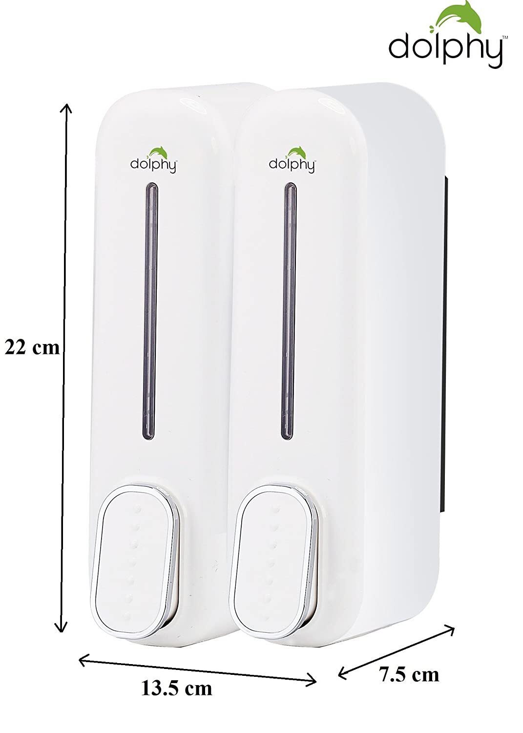 CLASSIC Dual Soap/Shampoo Dispenser 300ml -White