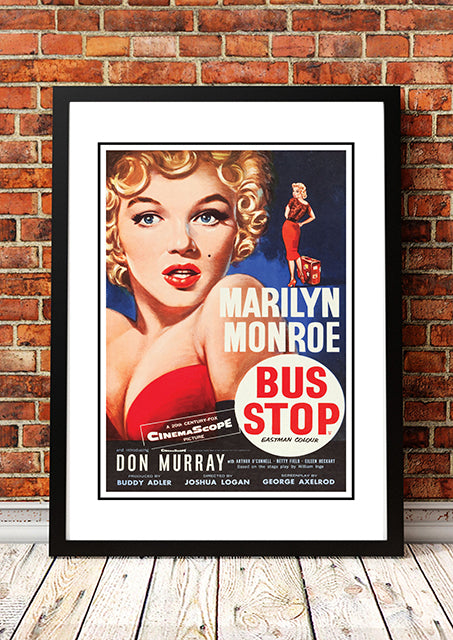 Marilyn Monroe ‘Bus Stop’ Framed Movie Poster! - Framed A4