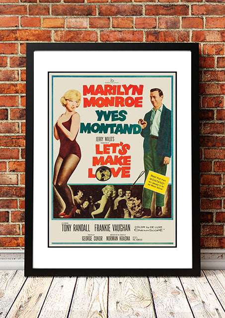 Marilyn Monroe ‘Let’s Make Love’ Framed Movie Poster! - Framed A2