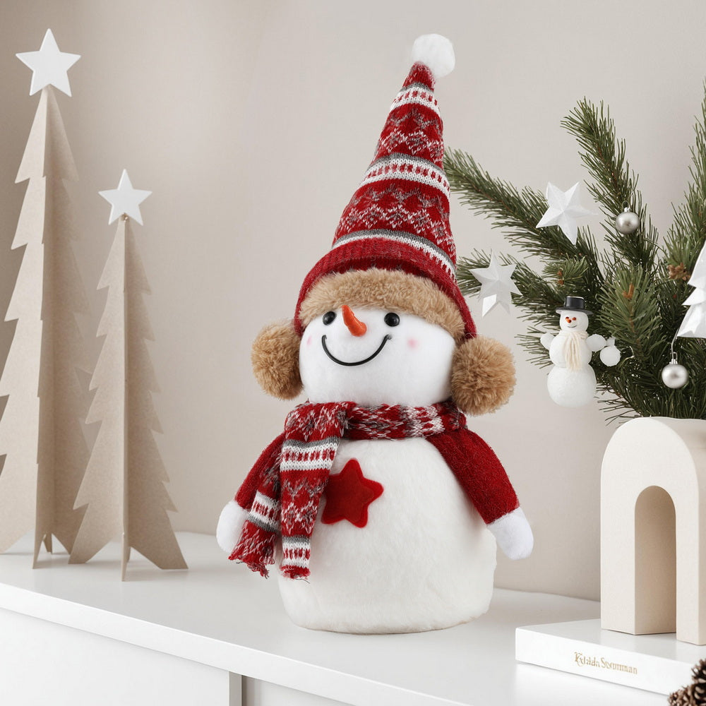 Jingle Jollys Christmas Snowman Handicraft Ornaments Party Decorations 35cm