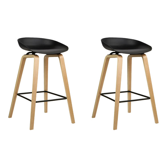 Artiss 2x Bar Stools Wooden