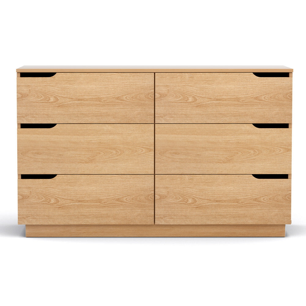 Artiss 6 Chest of Drawers Dresser Table Pine
