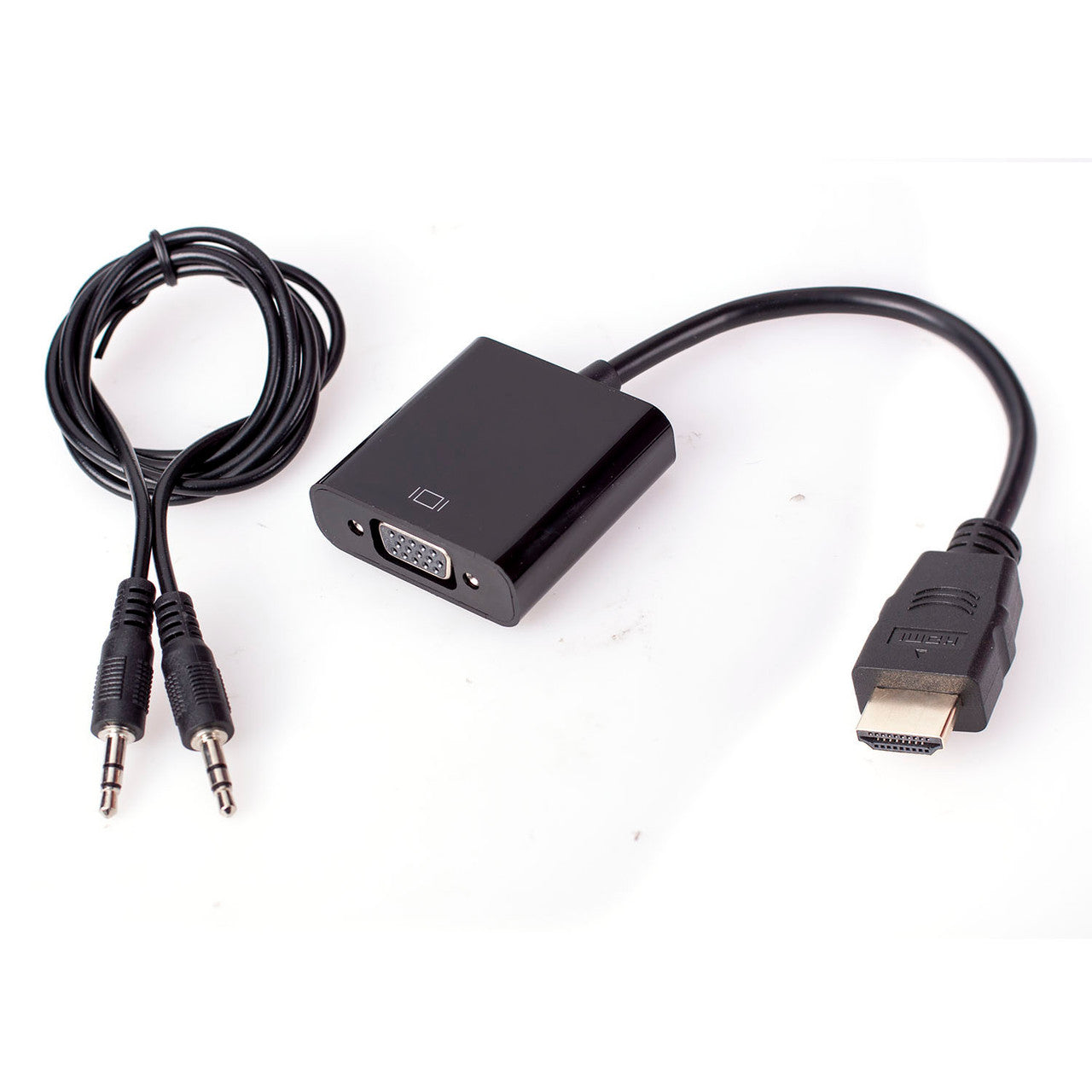 HDMI to VGA Female Adapter with 3.5mm Audio