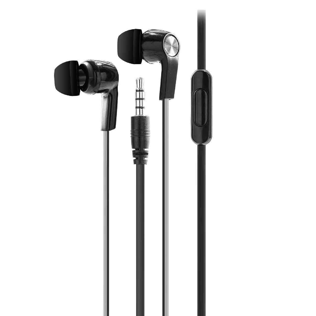 Laser Wired In-Ear Earphones Black