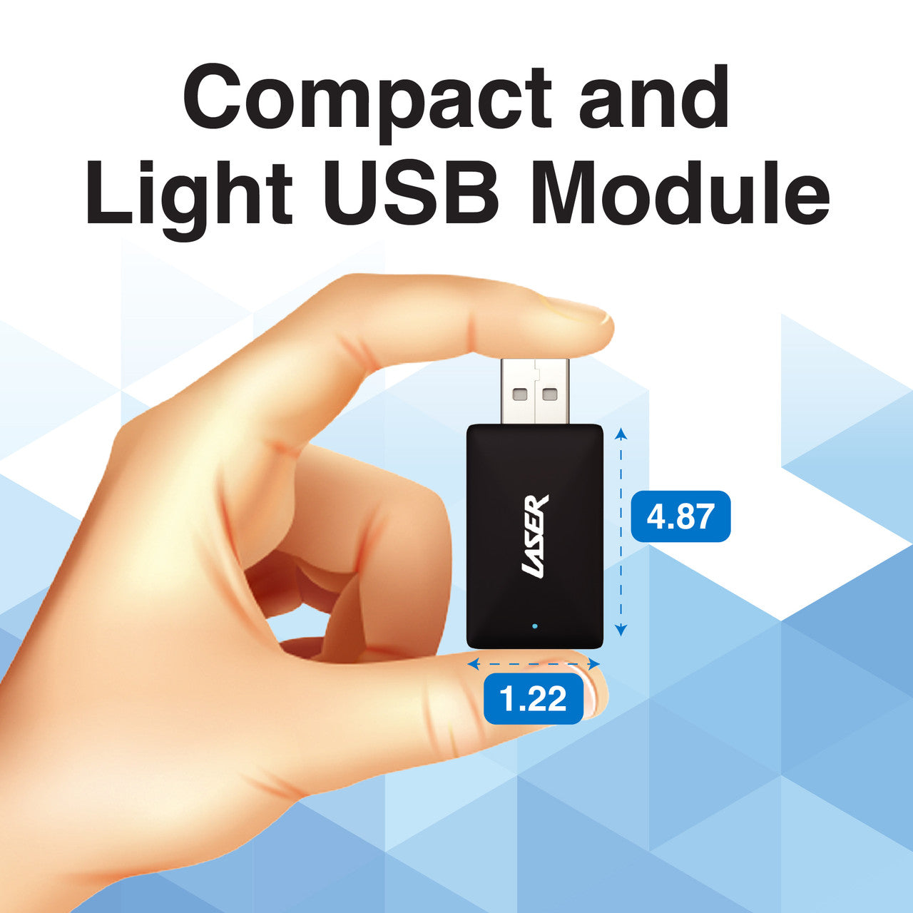 Laser Wireless CarPlay Dongle - Black