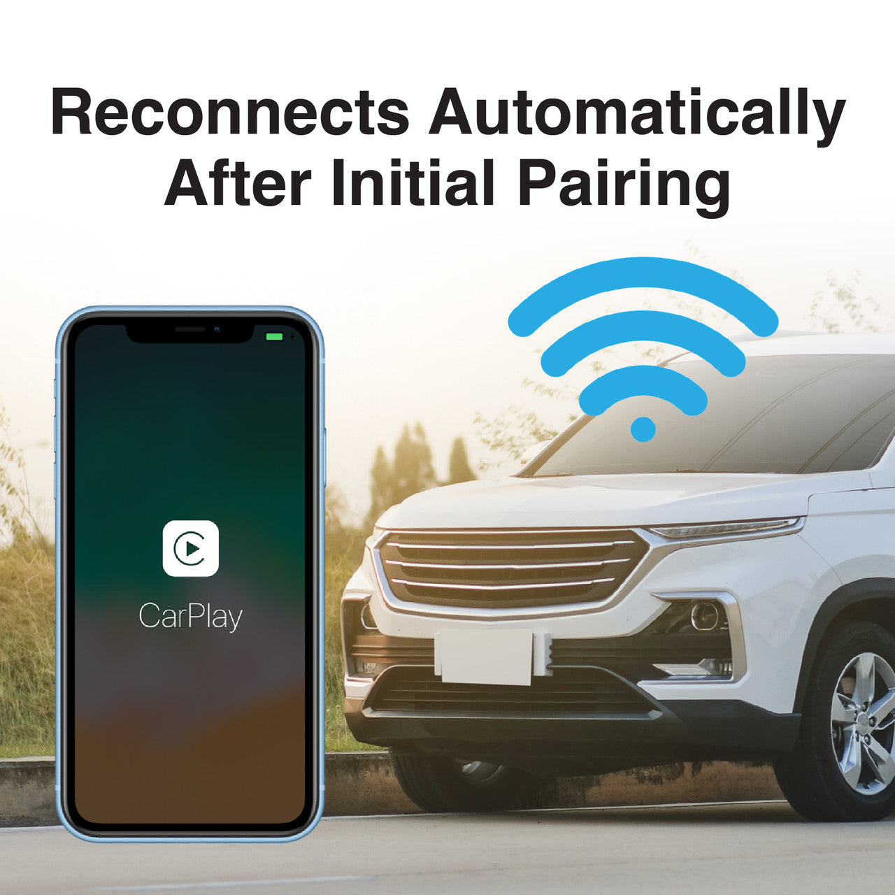 Laser Wireless CarPlay Dongle - Black