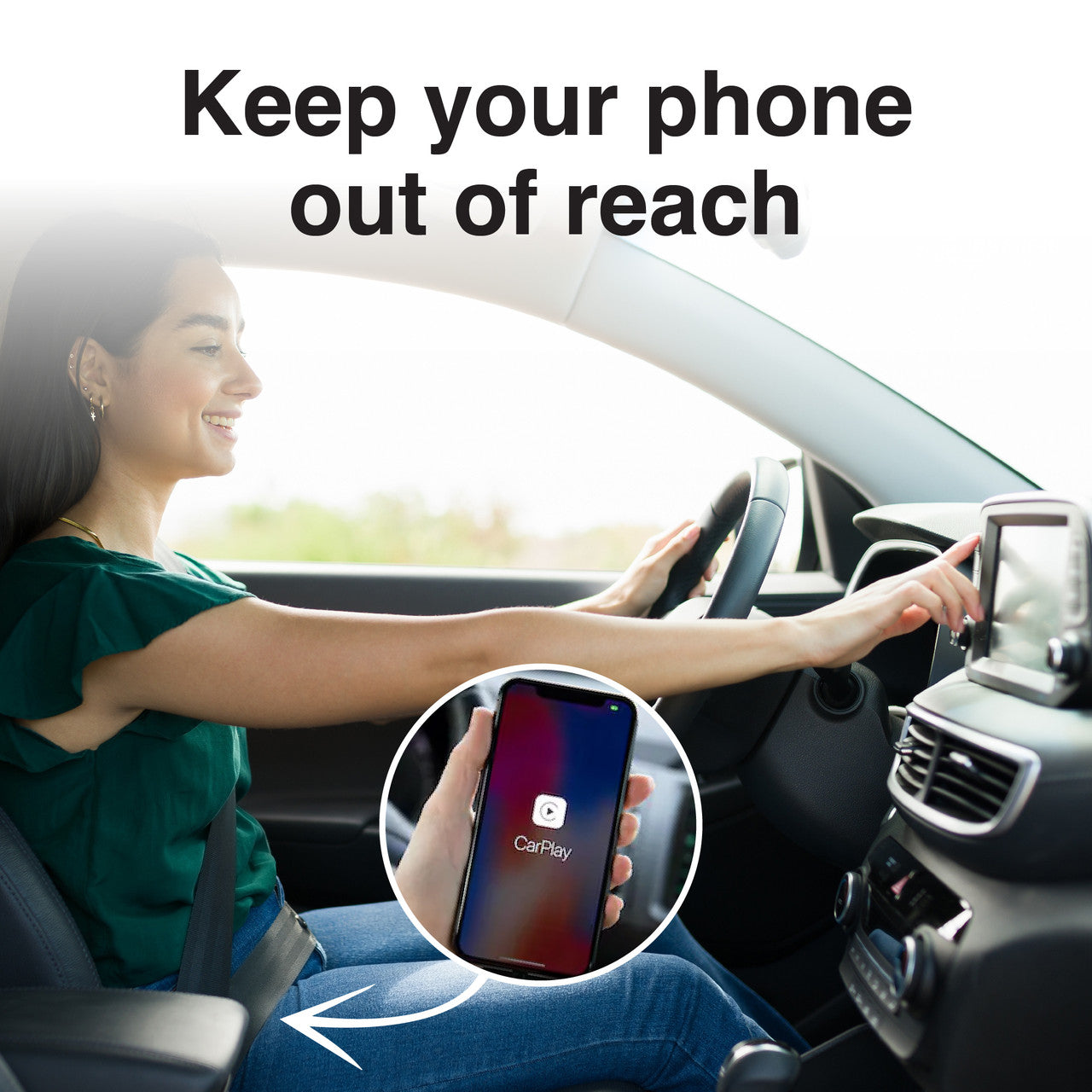 Laser Wireless CarPlay Dongle - Black