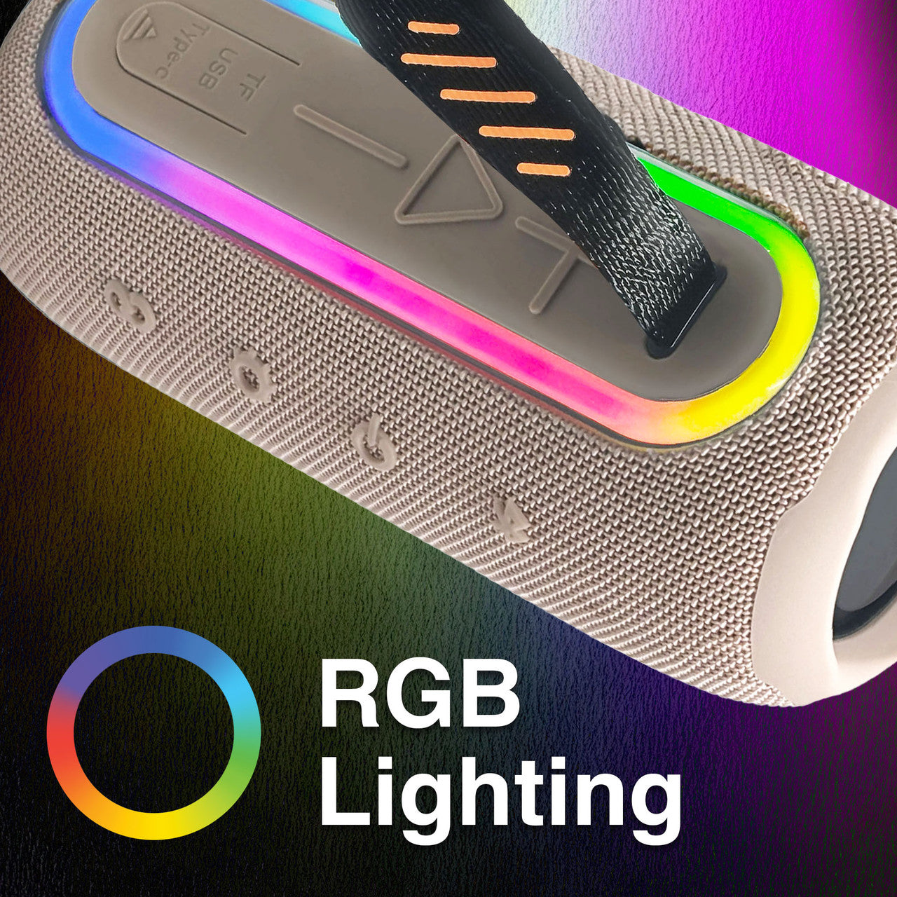 Laser Portable Fabric Speaker Pro - Transcendent Pink