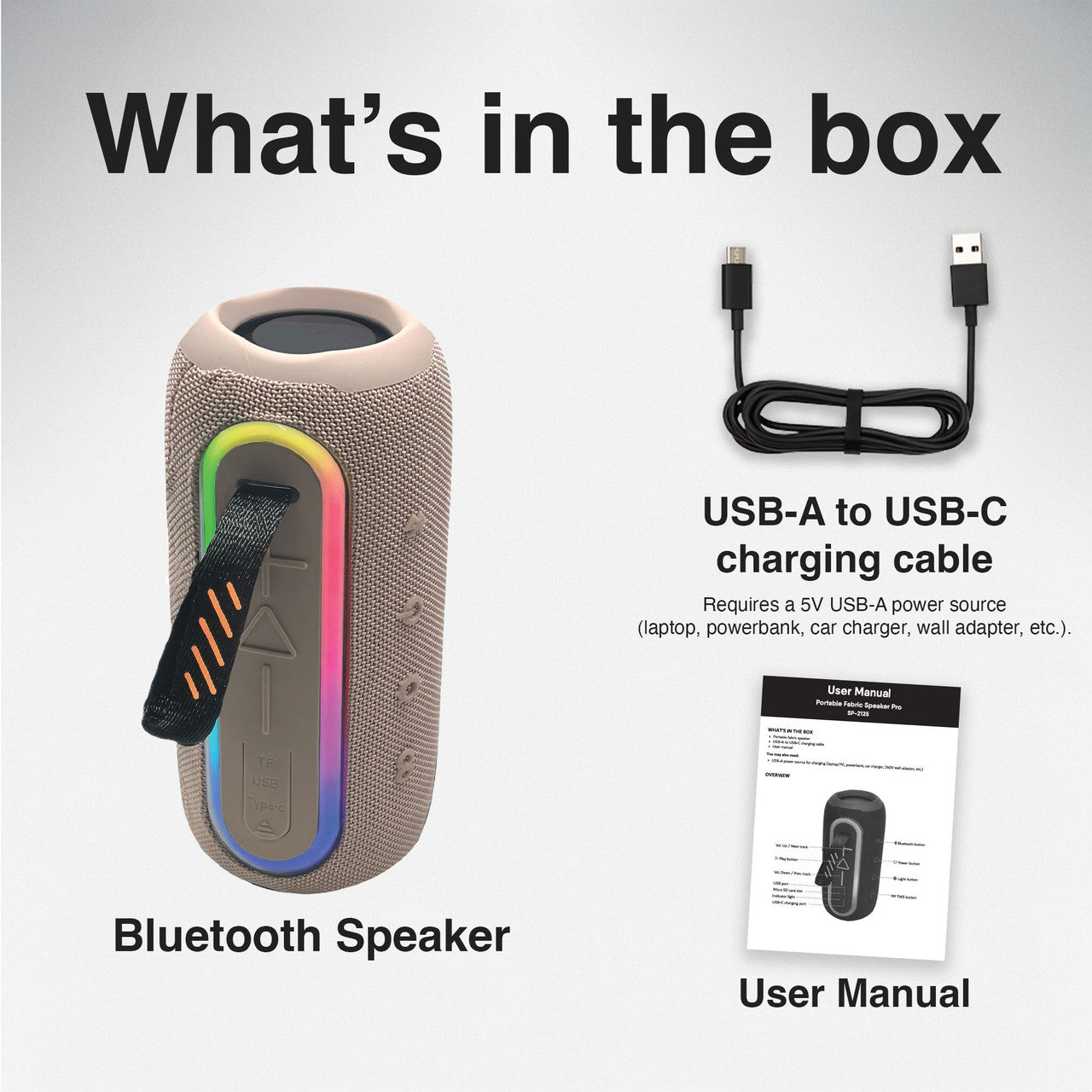 Laser Portable Fabric Speaker Pro - Transcendent Pink