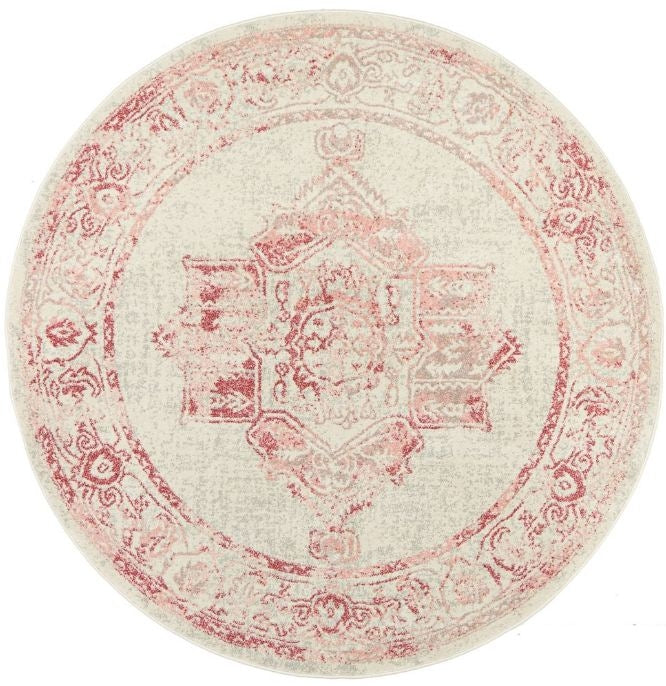 Avenue 702 Rose Round by Rug Culture-150X150CM - ROUND