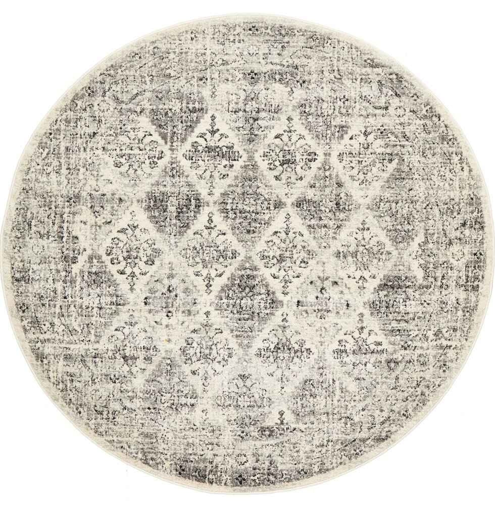 Century 999 Grey Round by Rug Culture - 240 x 240 cm - ROUND