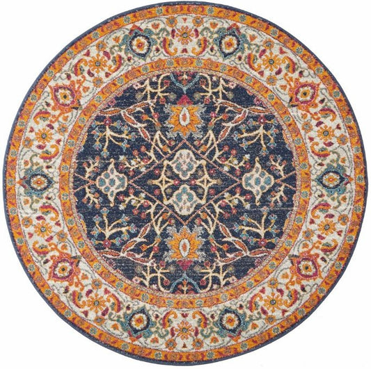 Evoke 262 Multi Round by Rug Culture -150X150CM - ROUND
