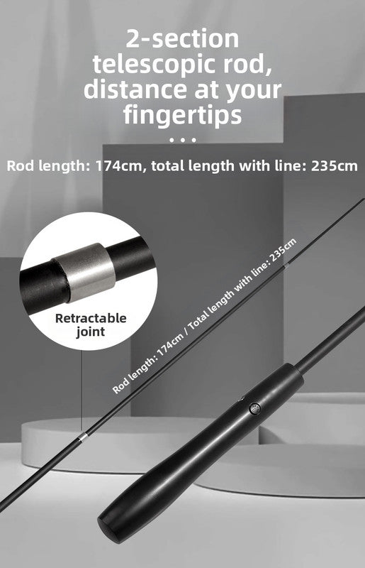 pet products Interactive LED telescopic pole cat teaser stick