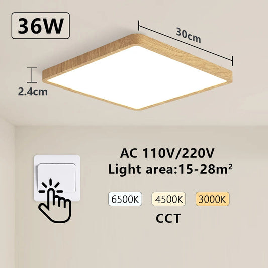 Smart LED Ceiling Lamp Voice Control Under 40 Characters