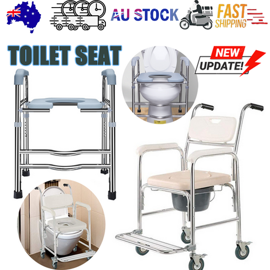 Upgrade Raised Toilet Seat 19.3"-25.2" 150kg Universal Toilet Riser for Elderly