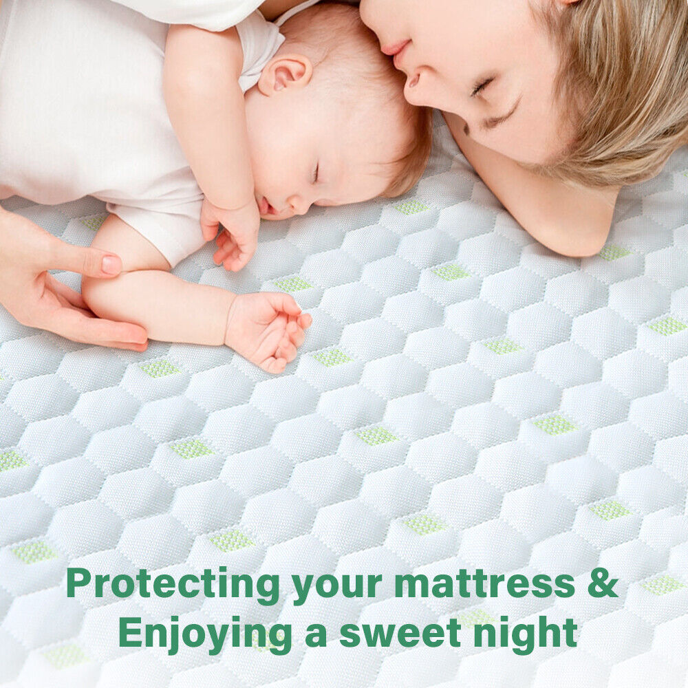 Mattress Protector Bamboo Cotton Mattress Cover Waterproof S Fitted Cover