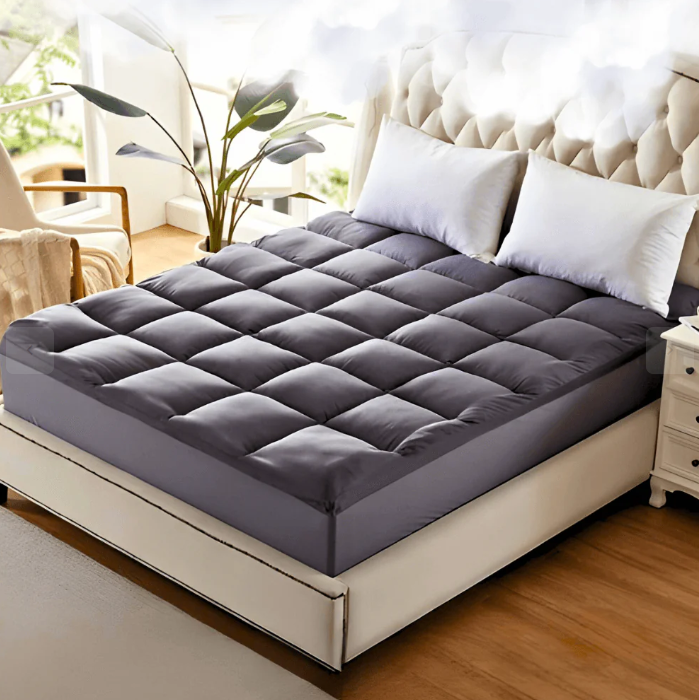 5CM Bedding Luxury Pillowtop Mattress Topper Mat Pad Antibacterial and dust mite-resistant Single:92*188