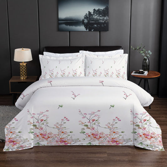 Home Textile Four Piece Set Three Piece Set Bedding Flower Series Kingsize