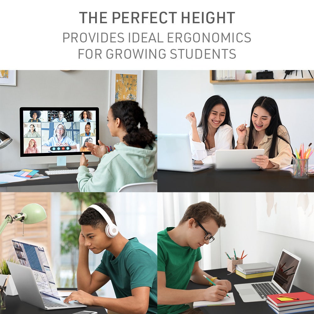 FORTIA Sit To Stand Up Standing Desk, 120x60cm, 72-118cm Electric Height Adjustable, 40kg Rated, Black/Silver Frame