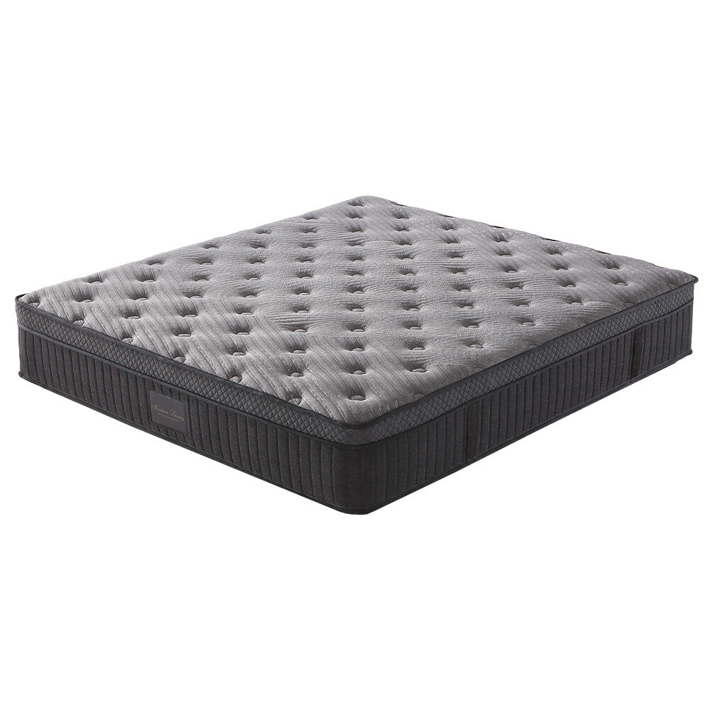 KINGSTON SLUMBER Premium Luxury 34cm King Mattress , Medium-Firm, Natural Latex Layer, Euro Top, 7-Zone Pocket Spring