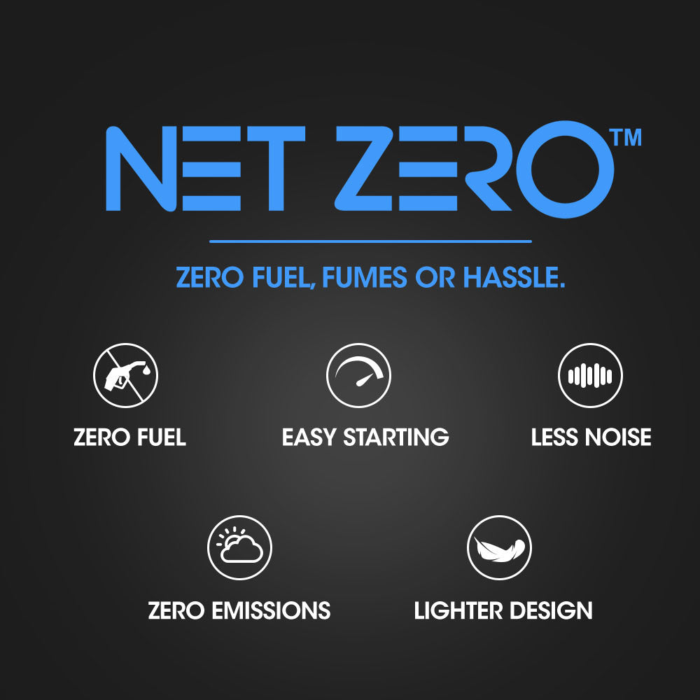 BAUMR-AG 450CX 40V SYNC Cordless Lawn Mower Kit, Fast Charger, 2 x 4Ah Battery, 320mm Grass Cutting Path