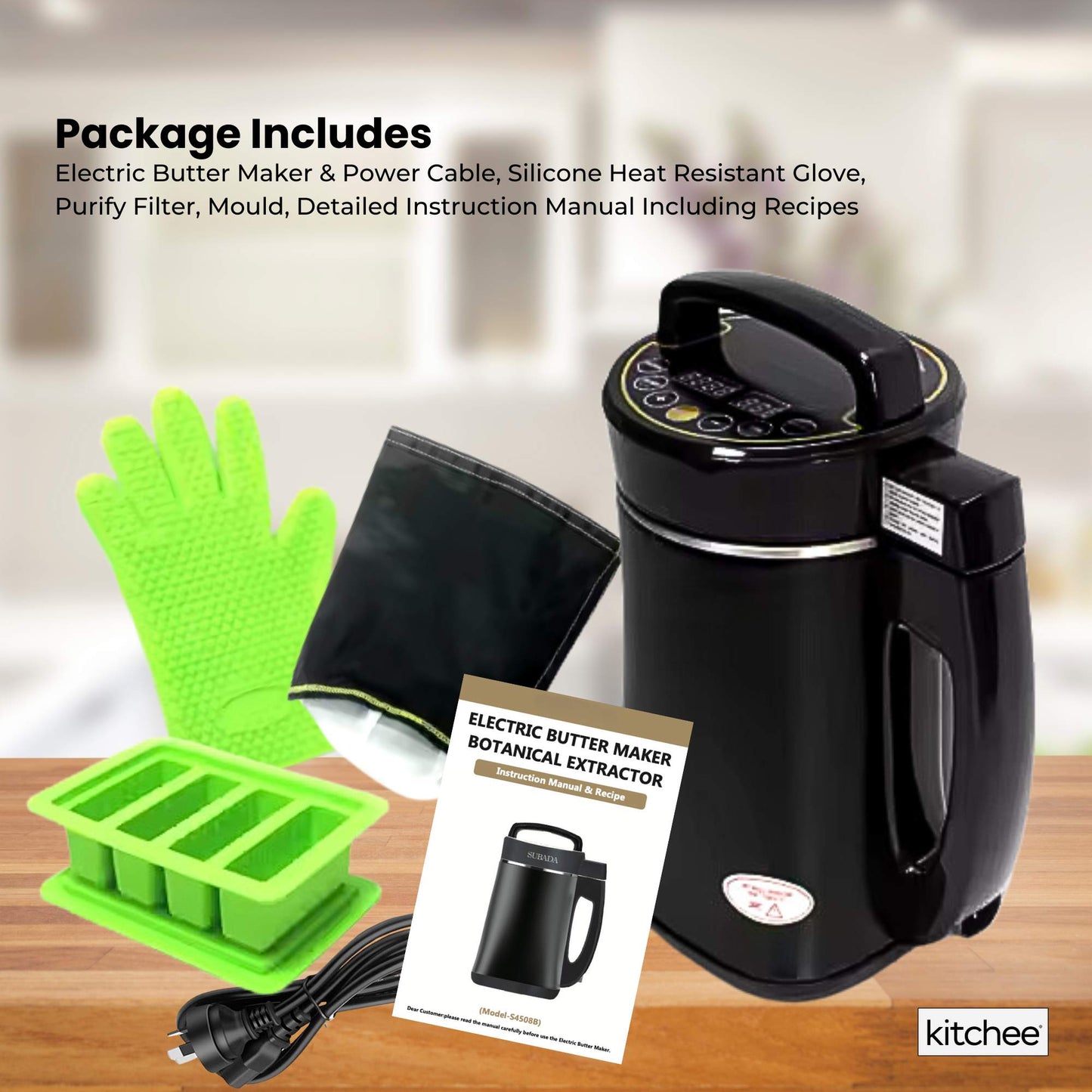 Kitchee Electric Butter Oil Herbal Infuser & Extractor + Decarboxylator Machine