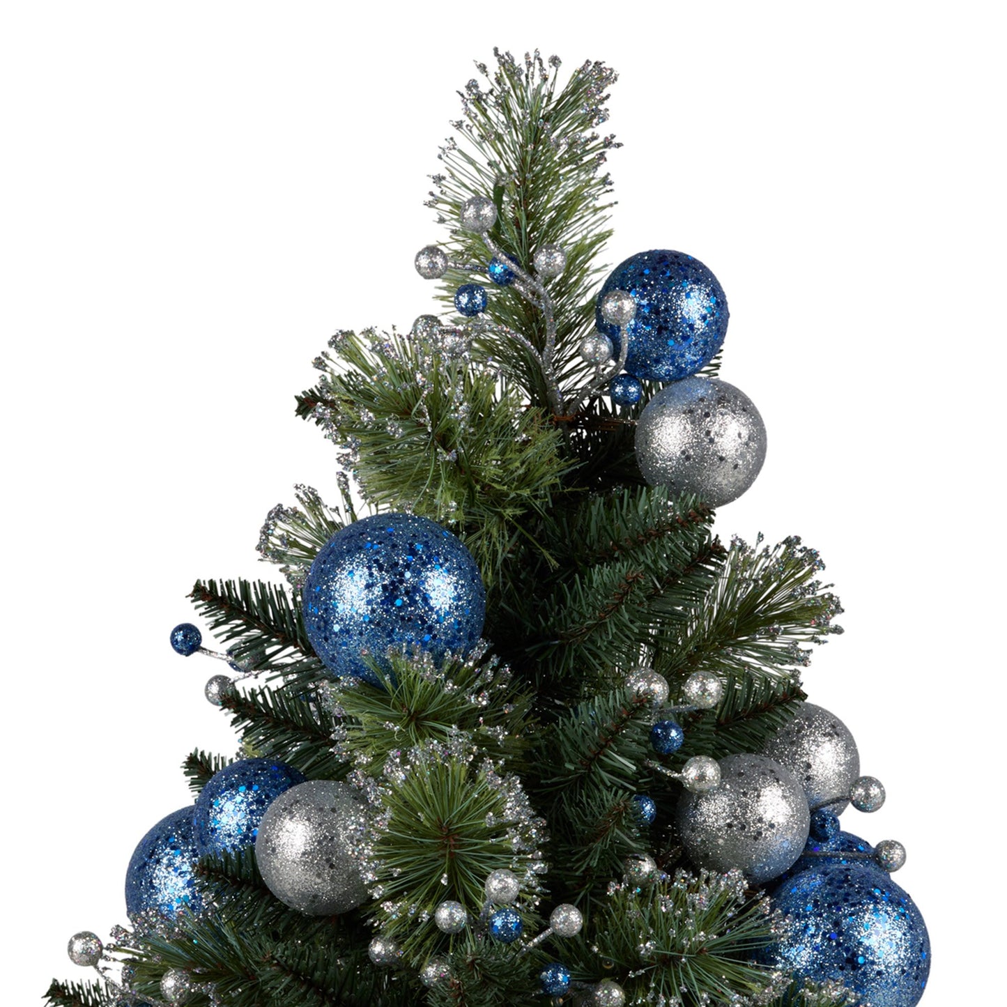 Christabelle 61cm Blue Collection Pre-Lit Tabletop Christmas Tree