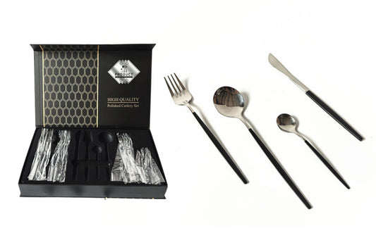 Keily Deluxe Cutlery Set - Silver