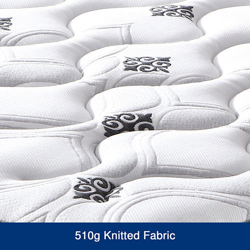 King Mattress in Gel Memory Foam 5 Zone Pocket Coil Deep Quilting Plush