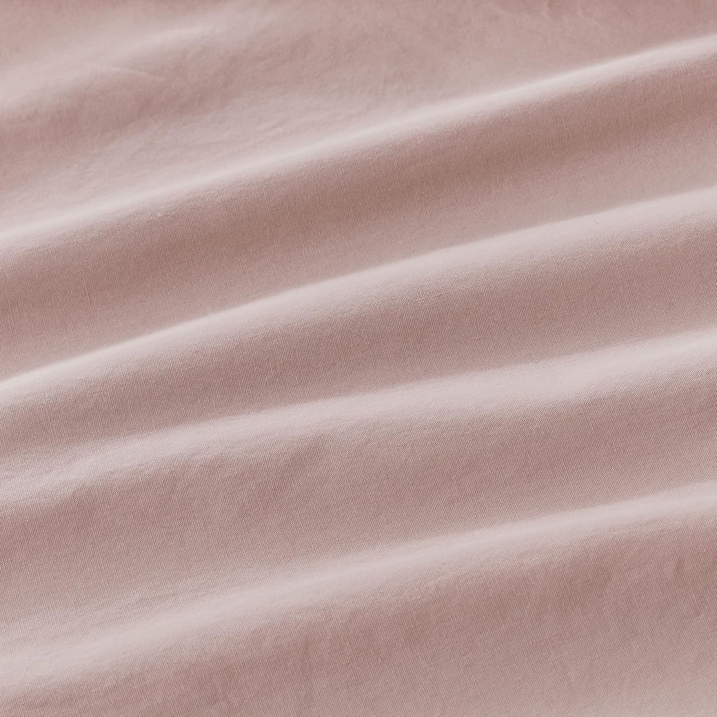 100% Vintage Washed Cotton Fitted Sheet Combo Set – 100% Natural Cotton, Ultra Soft & Breathable – Includes Fitted Sheet & Pillowcases – Machine Washable (Pink, King Single)