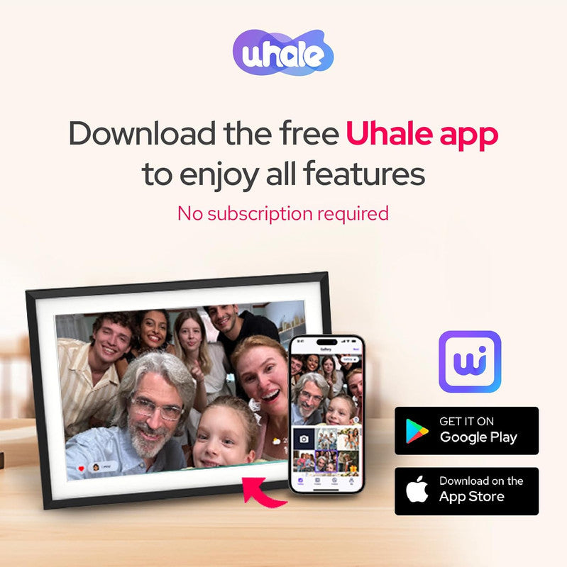 10.1 Inch Digital Picture Frame - 1280 * 800 HD WiFi Enabled with Load from Phone Capability, 32GB Memory Touch Screen Digital Photo Frame Display