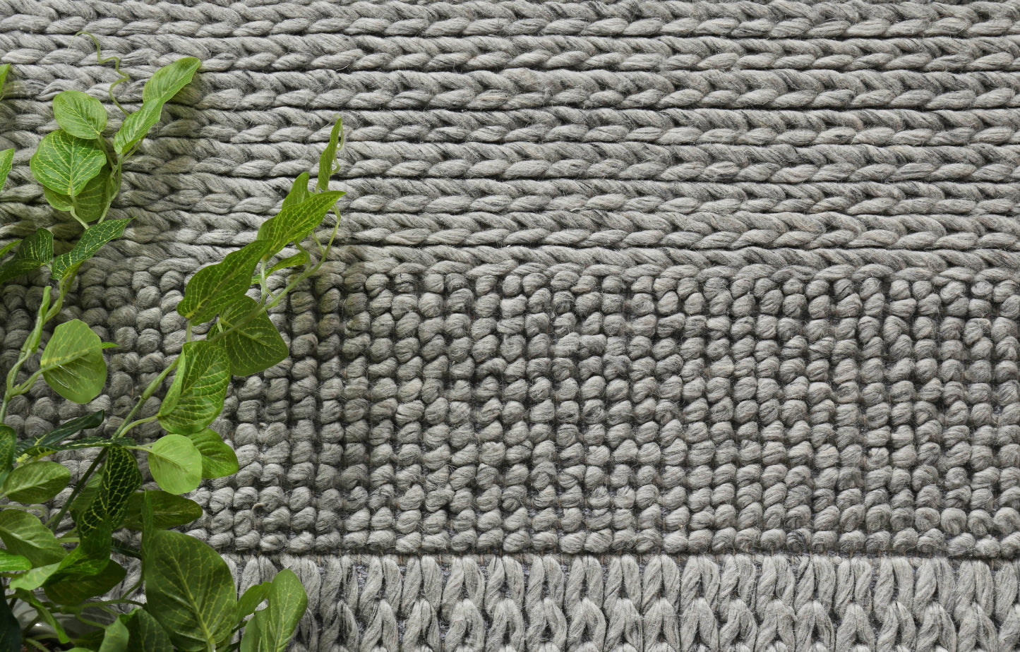 Harlow Grace Grey Wool Blend Rug 160x230