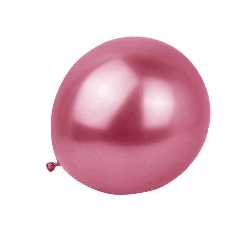 Metallic Latex Balloons 12 Inch Chrome Party Balloons for Birthday Wedding Decoration - Purple 10PCS