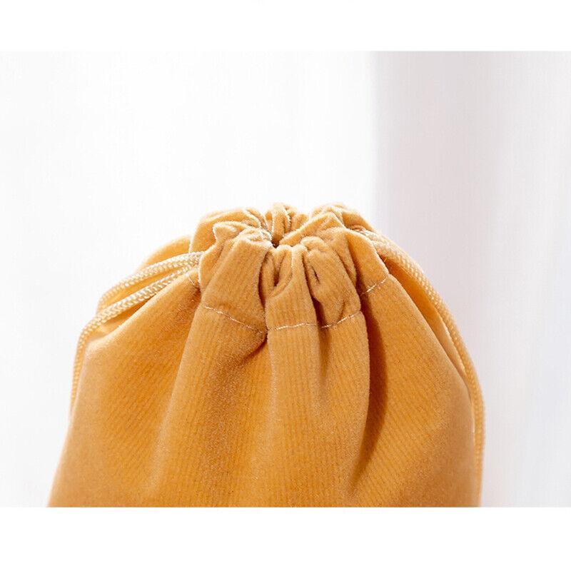 50X Small Velvet Cloth Drawstring Bags Gift Bag Jewelry Ring Pouch Earring Favor 7x9 - Purple