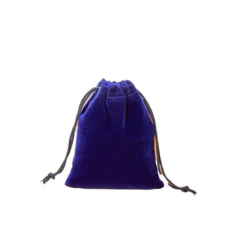 50X Small Velvet Cloth Drawstring Bags Gift Bag Jewelry Ring Pouch Earring Favor 7x9 - Purple