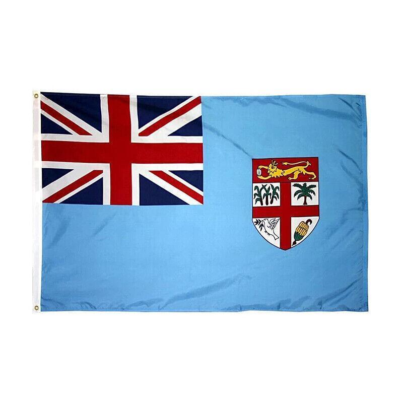 Large Fiji Fijian Flag Pacific Island Heavy Duty Outdoor 90 X 150 CM - 3ft x 5ft
