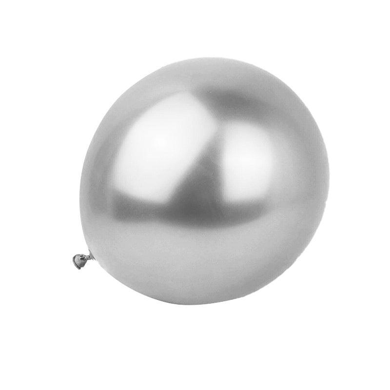 Metallic Latex Balloons 12 Inch Chrome Party Balloons for Birthday Wedding Decoration - Gold 50PCS