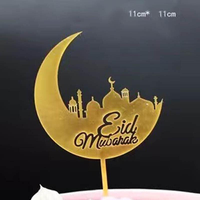 Happy Birthday Acrylic Cake Topper Cake Decoration Golden Silver Party - Gold-Bicircle