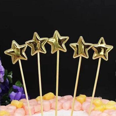 Happy Birthday Acrylic Cake Topper Cake Decoration Golden Silver Party - Gold-Bicircle