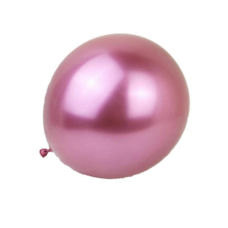 Metallic Latex Balloons 12 Inch Chrome Party Balloons for Birthday Wedding Decoration - Light Green 50PCS