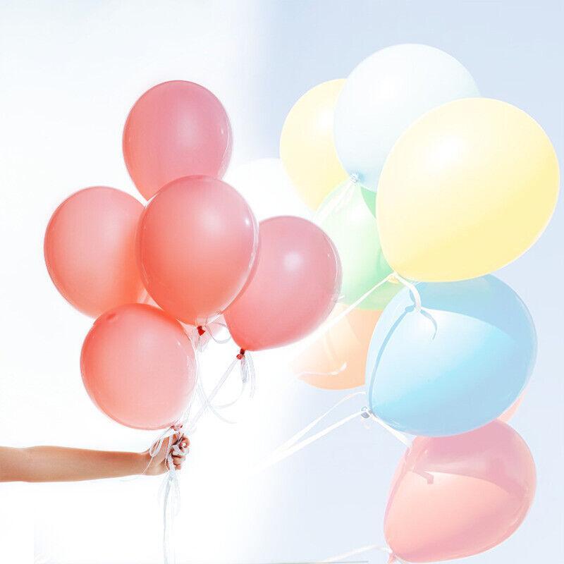100PCS 10 Inch Latex Balloons Party Decorations Birthday Wedding Balloon Solid Colour - Green