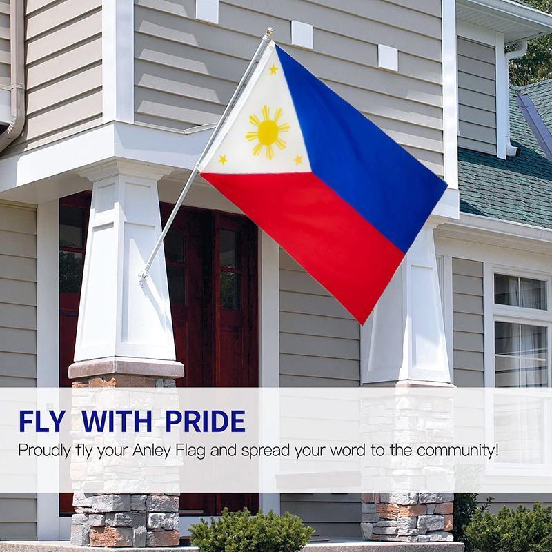 Large Philippines Flag 90 x 150 cm Outdoor Indoor Polyester with Eyelets